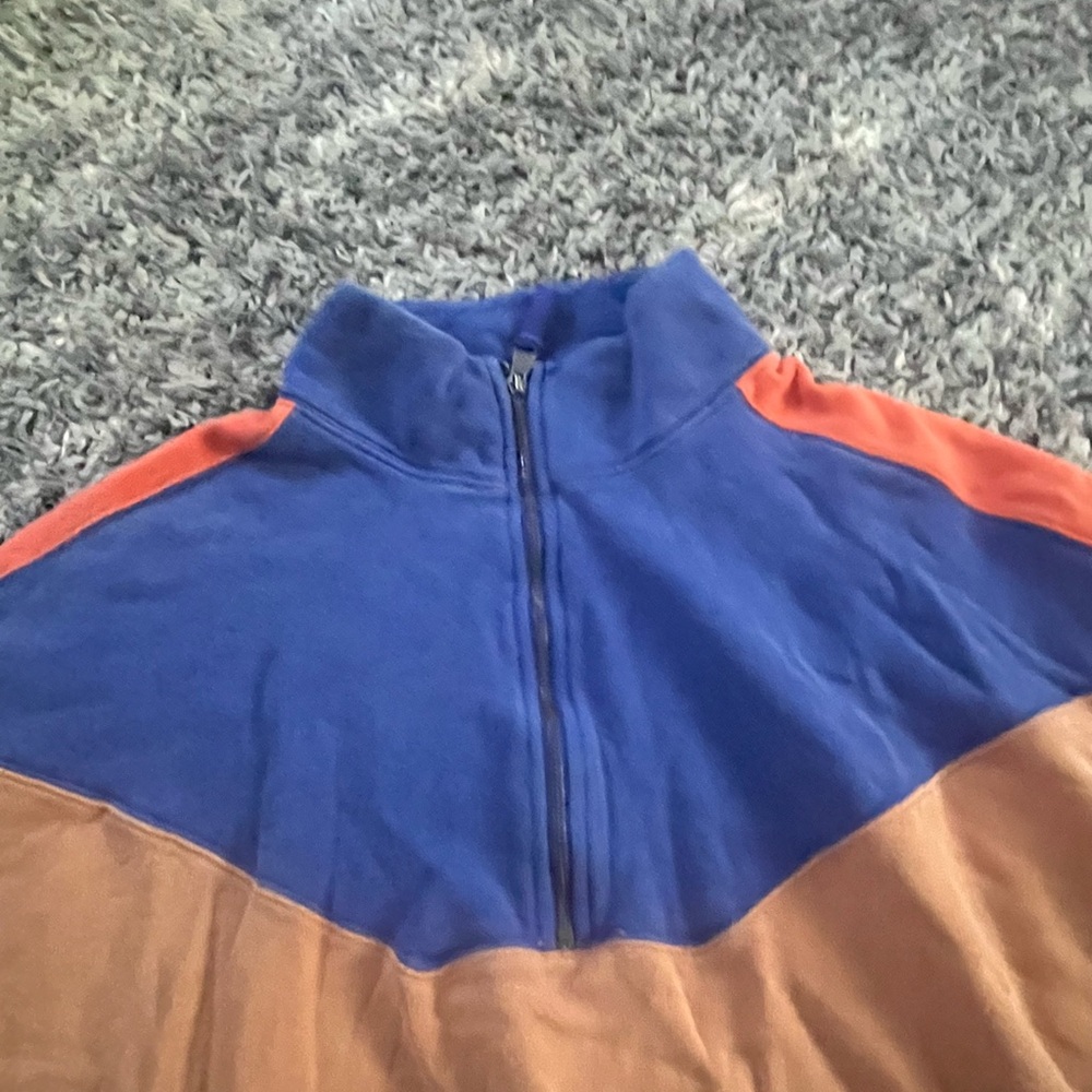 Free People Split Second Colorblock Half-Zip Crop… - image 3